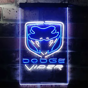 Dodge Viper Fangs Neon-Like LED Sign