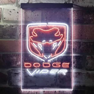 Dodge Viper Fangs Neon-Like LED Sign