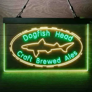 Dogfish Head Craft Brewed Ales Neon-Like LED Sign