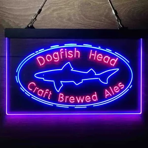 Dogfish Head Craft Brewed Ales Neon-Like LED Sign