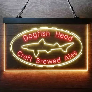 Dogfish Head Craft Brewed Ales Neon-Like LED Sign