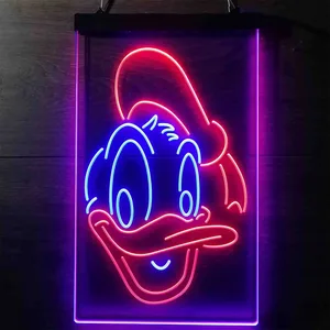 Donald Duck Head Neon-Like LED Sign