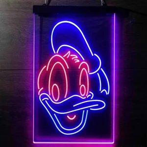 Donald Duck Head Neon-Like LED Sign