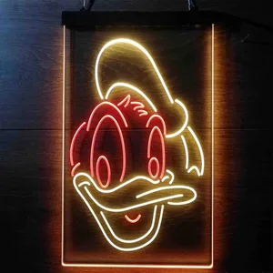 Donald Duck Head Neon-Like LED Sign