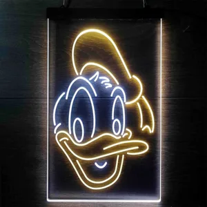 Donald Duck Head Neon-Like LED Sign