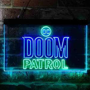 Doom Patrol Neon-Like LED Sign