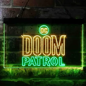 Doom Patrol Neon-Like LED Sign