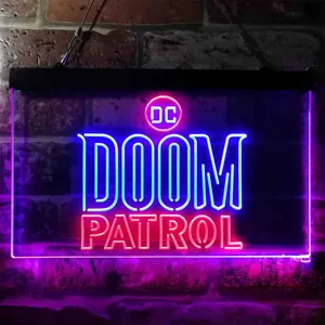 Doom Patrol Neon-Like LED Sign