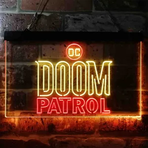 Doom Patrol Neon-Like LED Sign