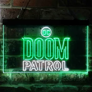 Doom Patrol Neon-Like LED Sign