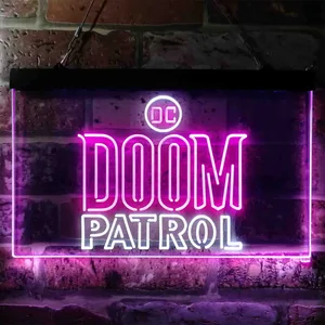 Doom Patrol Neon-Like LED Sign