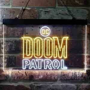 Doom Patrol Neon-Like LED Sign
