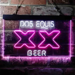 Dos Equis Logo 2 Neon-Like LED Sign