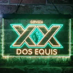 Dos Equis Logo Neon-Like LED Sign