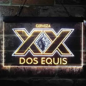 Dos Equis Logo Neon-Like LED Sign