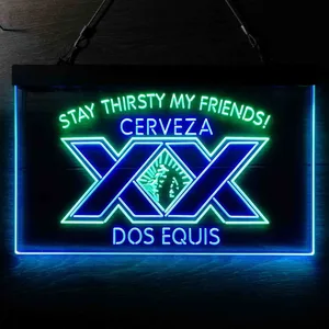 Dos Equis Stay Thirsty My Friends Neon-Like LED Sign