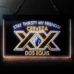 Dos Equis Stay Thirsty My Friends Neon-Like LED Sign
