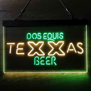 Dos Equis Texas Beer Neon-Like LED Sign
