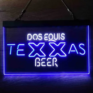 Dos Equis Texas Beer Neon-Like LED Sign