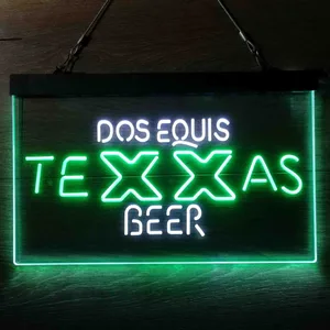 Dos Equis Texas Beer Neon-Like LED Sign