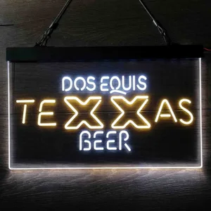 Dos Equis Texas Beer Neon-Like LED Sign