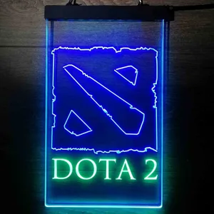 Dota 2 Logo Neon-Like LED Sign
