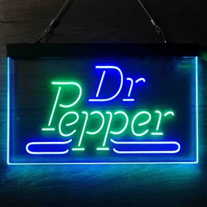 Dr. Pepper Banner Neon-Like LED Sign