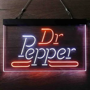 Dr. Pepper Banner Neon-Like LED Sign