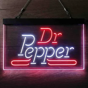 Dr. Pepper Banner Neon-Like LED Sign