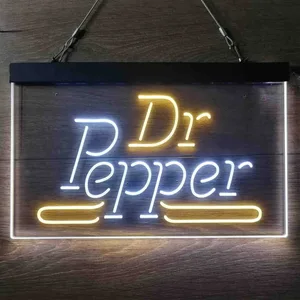 Dr. Pepper Banner Neon-Like LED Sign