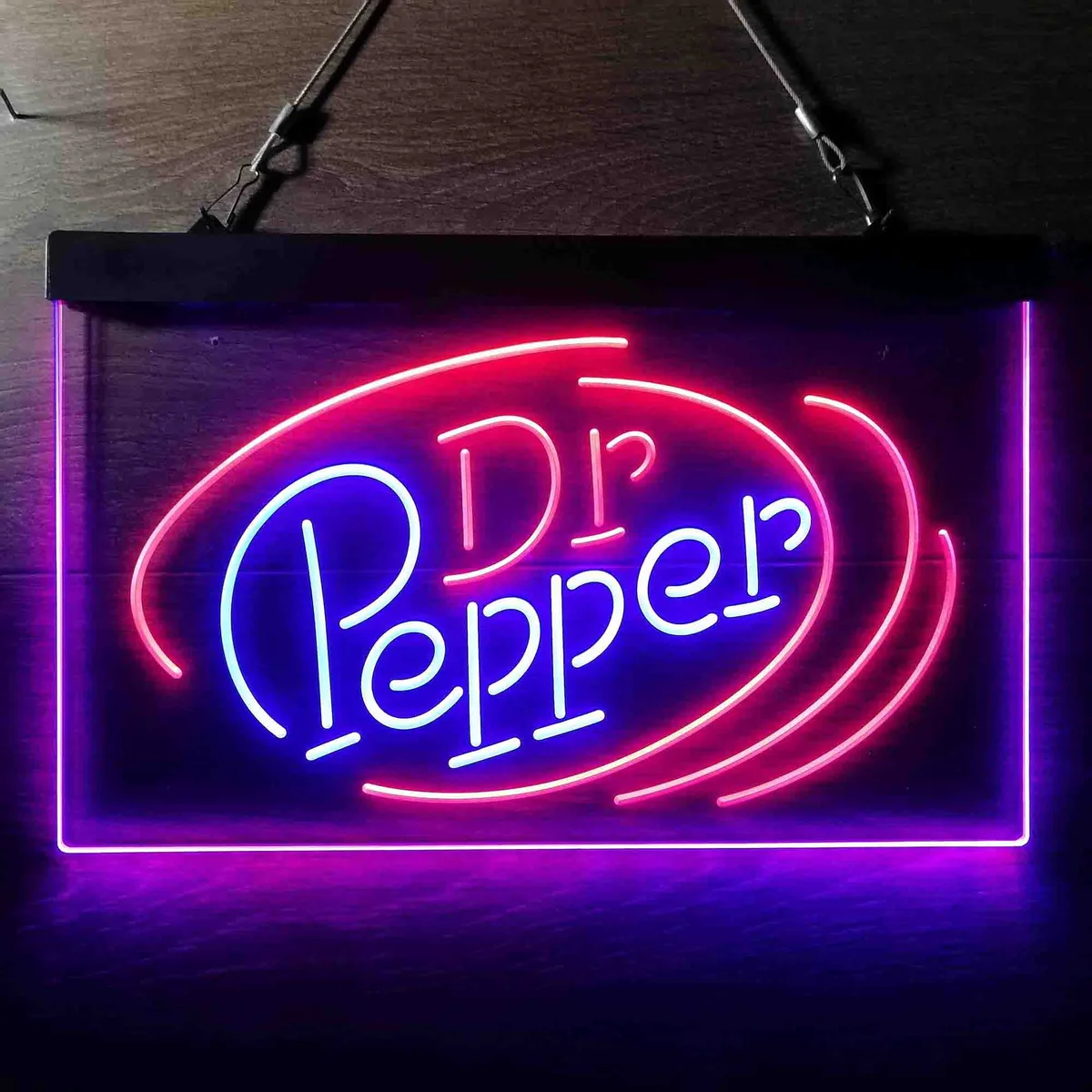 Dr. Pepper Circle Banner Neon-Like LED Sign