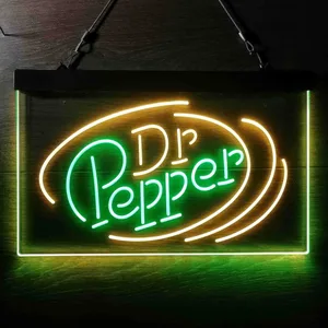 Dr. Pepper Circle Banner Neon-Like LED Sign
