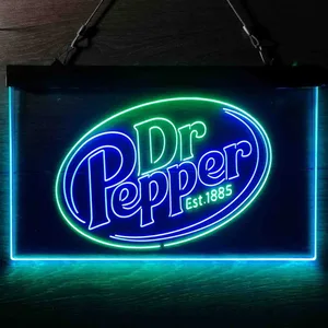 Dr. Pepper Logo Neon-Like LED Sign