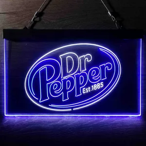 Dr. Pepper Logo Neon-Like LED Sign