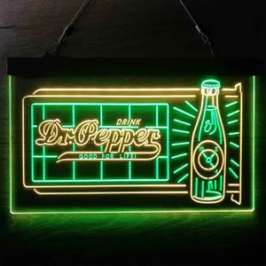 Dr. Pepper Novelty Bottle Neon-Like LED Sign