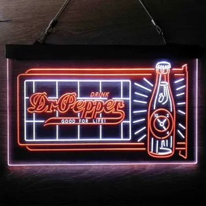 Dr. Pepper Novelty Bottle Neon-Like LED Sign