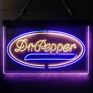 Dr. Pepper Plain Logo Neon-Like LED Sign