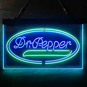 Dr. Pepper Plain Logo Neon-Like LED Sign
