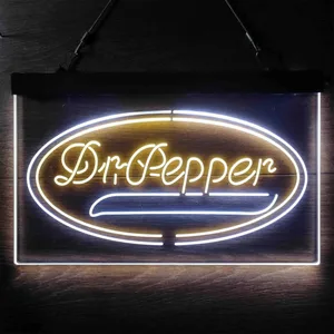 Dr. Pepper Plain Logo Neon-Like LED Sign