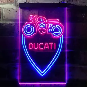 Ducati Motorcycle Neon-Like LED Sign