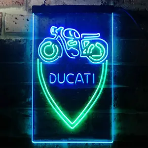 Ducati Motorcycle Neon-Like LED Sign