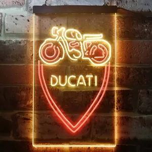 Ducati Motorcycle Neon-Like LED Sign