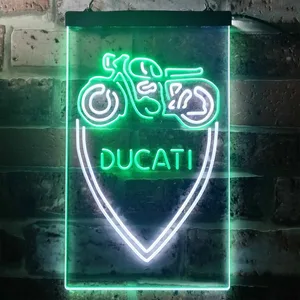 Ducati Motorcycle Neon-Like LED Sign