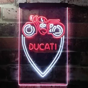 Ducati Motorcycle Neon-Like LED Sign