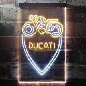 Ducati Motorcycle Neon-Like LED Sign