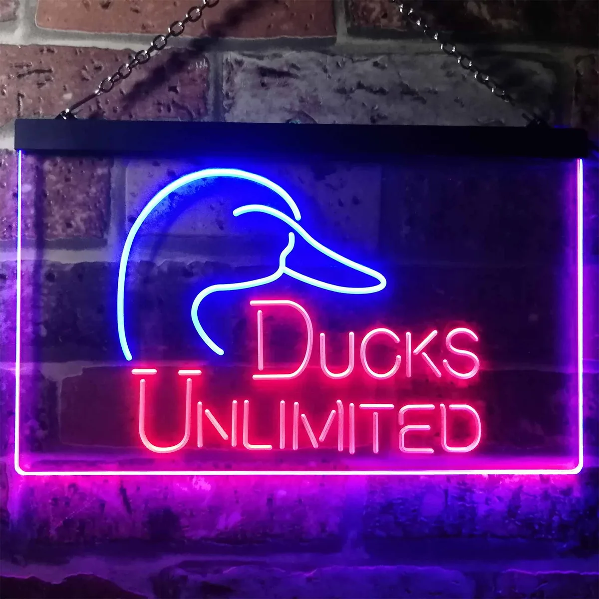 Ducks Unlimited Logo Neon-Like LED Sign