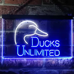 Ducks Unlimited Logo  Neon-Like LED Sign