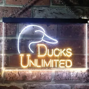Ducks Unlimited Logo  Neon-Like LED Sign