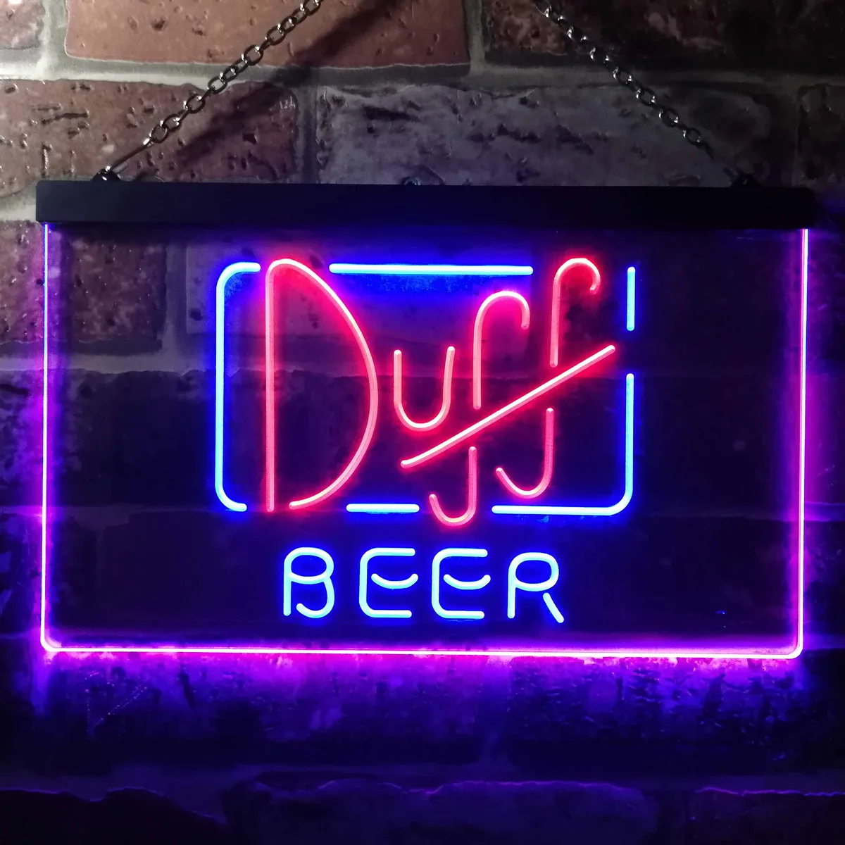 Duff Logo 1 Neon-Like LED Sign