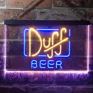 Duff Logo 1 Neon-Like LED Sign